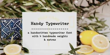 Handy Typewriter by Ana's Fonts — Dingbats Font — thumbnail 1