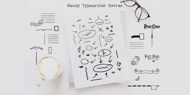 Handy Typewriter by Ana's Fonts — Dingbats Font — thumbnail 10