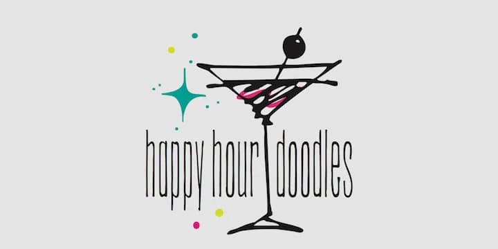 Happy Hour Doodles by Outside the Line — Dingbats Font