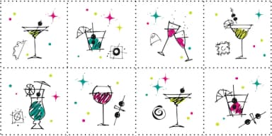 Happy Hour Doodles by Outside the Line — Dingbats Font — thumbnail 4