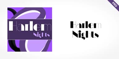 Harlem Nights Pro by SoftMaker — Decorative Font — thumbnail 1