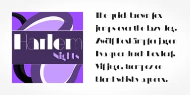 Harlem Nights Pro by SoftMaker — Decorative Font — thumbnail 4