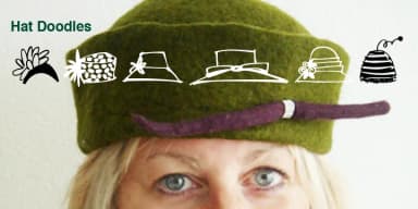 Hat Doodles by Outside the Line — Dingbats Font — thumbnail 1