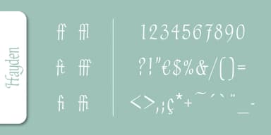 Hayden Pro by SoftMaker — Blackletter Font — thumbnail 3