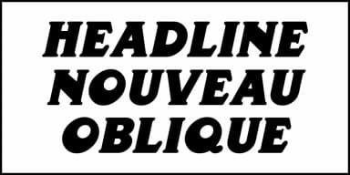 HEADLINE NOUVEAU JNL by Jeff Levine Fonts — Decorative Font — thumbnail 4