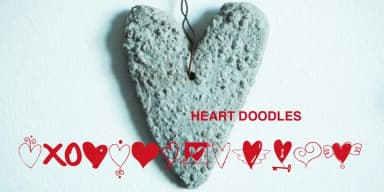 Heart Doodles by Outside the Line — Dingbats Font — thumbnail 1