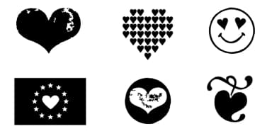 Hearts Love Smile by Typo Graphic Design — Dingbats Font — thumbnail 3