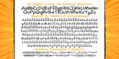 HEDGE BACKWARDS by Comicraft — Decorative Font — thumbnail 4