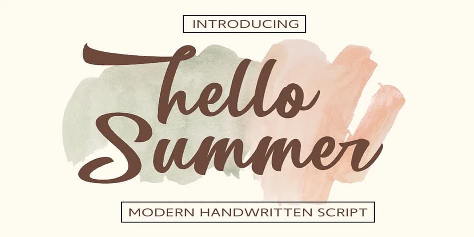 Hello Summer by Aditastudios — Script Handwritten Font