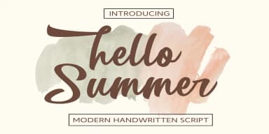 Hello Summer by Aditastudios — Script Handwritten Font — thumbnail 1