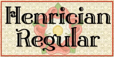 Henrician by Greater Albion Typefounders — Decorative Font — thumbnail 2
