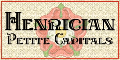 Henrician by Greater Albion Typefounders — Decorative Font — thumbnail 4