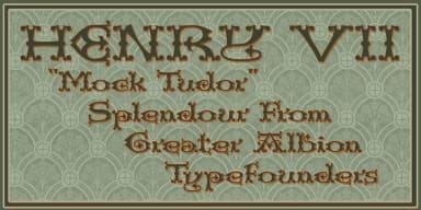 Henry VII by Greater Albion Typefounders — Blackletter Font — thumbnail 1