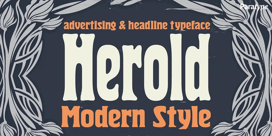 Herold by ParaType — Decorative Font — preview 1