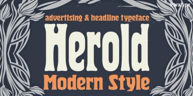 Herold by ParaType — Decorative Font — thumbnail 1
