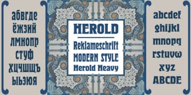 Herold by ParaType — Decorative Font — thumbnail 6
