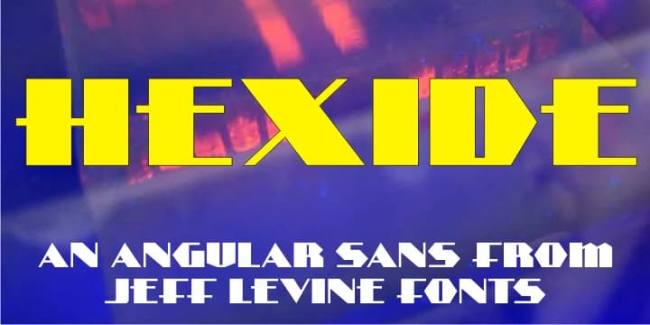Hexide JNL by Jeff Levine Fonts — Decorative Font