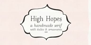 High Hopes by Ana's Fonts — Dingbats Font — thumbnail 1