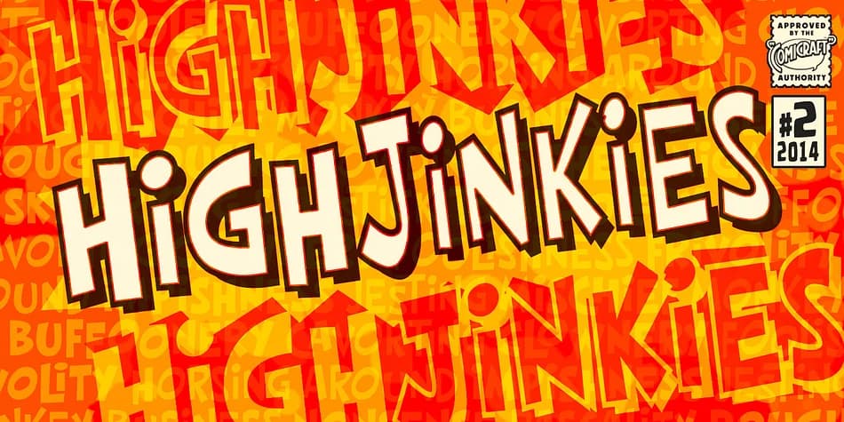 HIGH JINKIES by Comicraft — Decorative Font
