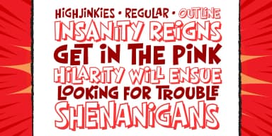 HIGH JINKIES by Comicraft — Decorative Font — thumbnail 2