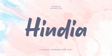 Hindia by Lafontype — Display Font — thumbnail 1