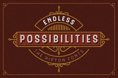 Hipton by Ilham Herry — Decorative Font — thumbnail 2