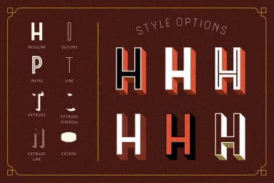Hipton by Ilham Herry — Decorative Font — thumbnail 5