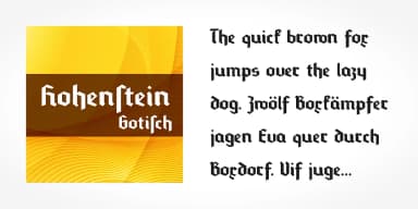 Hohenstein Gotisch Pro by SoftMaker — Blackletter Font — thumbnail 4
