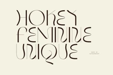 HOKEY by suhadidesign — Display Font — thumbnail 2