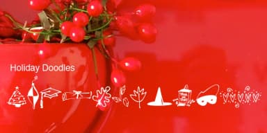 Holiday Doodles by Outside the Line — Dingbats Font — thumbnail 1