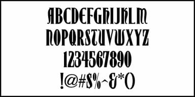 HOLIDAY NOUVEAU JNL by Jeff Levine Fonts — Decorative Font — thumbnail 3