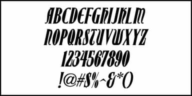 HOLIDAY NOUVEAU JNL by Jeff Levine Fonts — Decorative Font — thumbnail 5