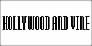 HOLLYWOOD AND VINE JNL by Jeff Levine Fonts — Decorative Font — thumbnail 2