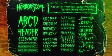HorrorScope by Wingsart Studio — Display Font — thumbnail 2