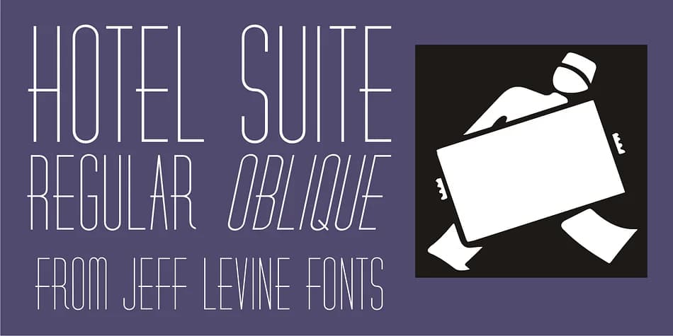 HOTEL SUITE JNL by Jeff Levine Fonts — Decorative Font