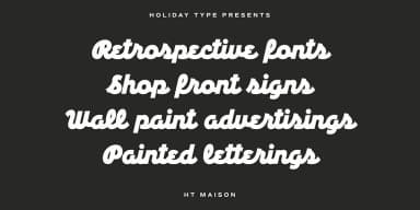 HT Maison by Dharma Type — Script Handwritten Font — thumbnail 3