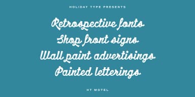 HT Motel by Dharma Type — Script Handwritten Font — thumbnail 3