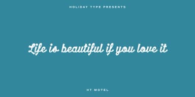 HT Motel by Dharma Type — Script Handwritten Font — thumbnail 4