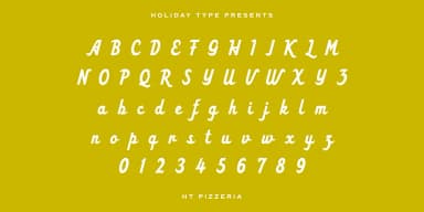 HT Pizzeria by Dharma Type — Script Handwritten Font — thumbnail 2