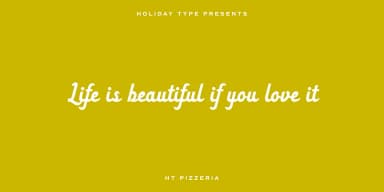 HT Pizzeria by Dharma Type — Script Handwritten Font — thumbnail 4
