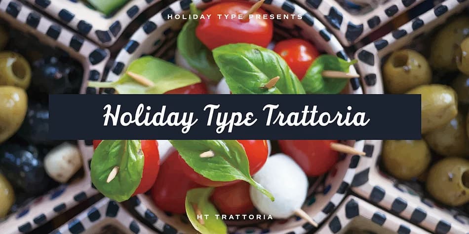 HT Trattoria by Dharma Type — Script Handwritten Font
