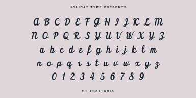 HT Trattoria by Dharma Type — Script Handwritten Font — thumbnail 2