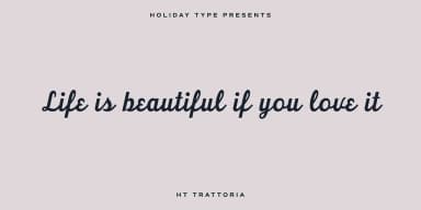 HT Trattoria by Dharma Type — Script Handwritten Font — thumbnail 4