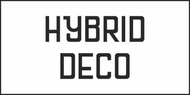 HYBRID DECO JNL by Jeff Levine Fonts — Decorative Font — thumbnail 2