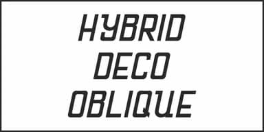 HYBRID DECO JNL by Jeff Levine Fonts — Decorative Font — thumbnail 4