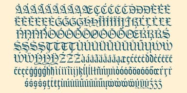 IanSegoe by Ingrimayne Type — Blackletter Font — thumbnail 8
