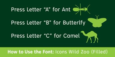 ICONS ANIMALS by Typo Graphic Design — Dingbats Font — thumbnail 4
