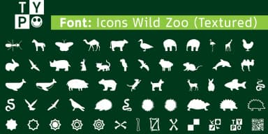 ICONS ANIMALS by Typo Graphic Design — Dingbats Font — thumbnail 6
