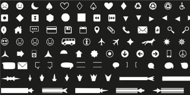 Icons Dingbats Symbols Set by Typo Graphic Design — Dingbats Font — thumbnail 3