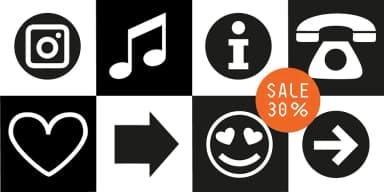 Icons Dingbats Symbols Set by Typo Graphic Design — Dingbats Font — thumbnail 5
